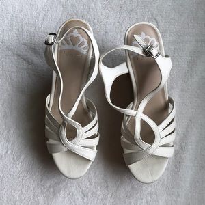 Fergalicious by Fergie White Wedges Pumps Heels